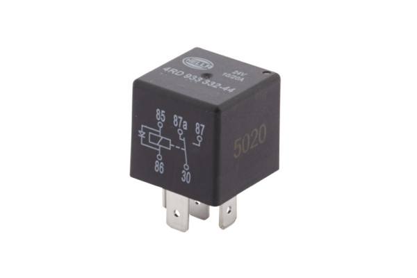 HELLA Relais, Arbeitsstrom, 24V, 5-polig, Wechsler, mit Löschdiode, 4RD 933 332-441