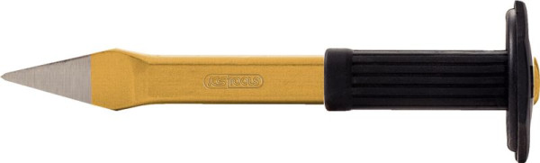 KS Tools Kreuzmeißel mit Handschutzgriff, flach oval, 250mm, 162.0293