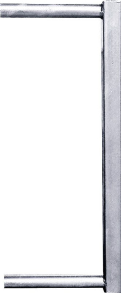 Patura Abschlussrohr 45x45 für Kälberfressgitter für Schnellverschluss TS und Anschraubteile mit Einschub 34 mm, 321507