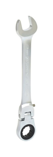 KS Tools GEARplus Gelenk-Ratschenringmaulschlüssel feststellbar, 13mm, 503.4813