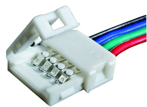 rutec Einspeisungsverbinder RGB Profi für VARDAflex flexible LED-Leisten, 86533