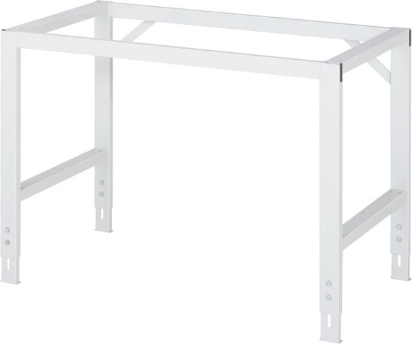 RAU Fahrbarer Arbeitstisch Tom (4 LR), B1250xT800xH910-1230mm, Buche-Massiv-Platte-25mm, 06-625B80-12-4LF.12