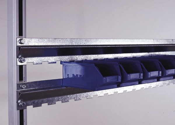 KLW Aufhängeschiene, verzinkt, für Ordnungskästen 1990 mm lang, ABC-WRAUZ-2000