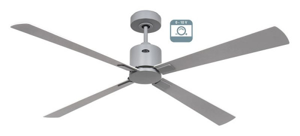 CasaFan Deckenventilator Eco Concept 152 Lack lichtgrau-Massivholz Lack weiß/lichtgrau 0 - 10 V, 9215601