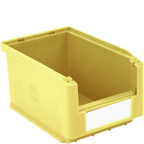 BITO Sichtlagerkasten SK Set /SK2311 230x150x125 gelb, inklusive Etikett, 20 Stück, C0230-0006