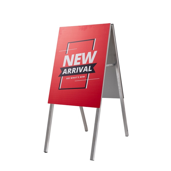 Showdown Displays Satz Kundenstopper Stick-On Format 500x700mm Beine und Universal Klettverschluss, ZPSO50x70-HW