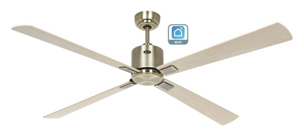 CasaFan Deckenventilator Eco Neo III 152 Messing antik-Ahorn/Buche WiFi, 944323W