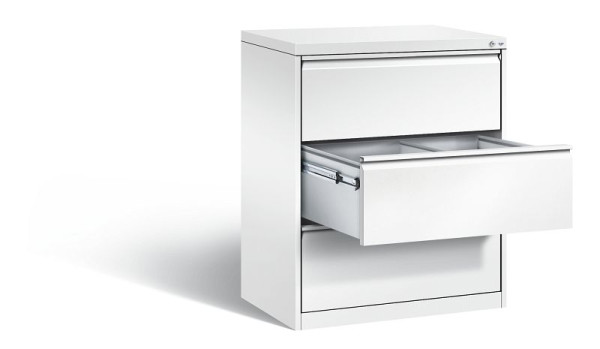 C+P Hängeregistraturschrank Acurado, H1045xB787xT590mm, Farbe: Verkehrsweiß, Griffleiste, 12923-312 S10116