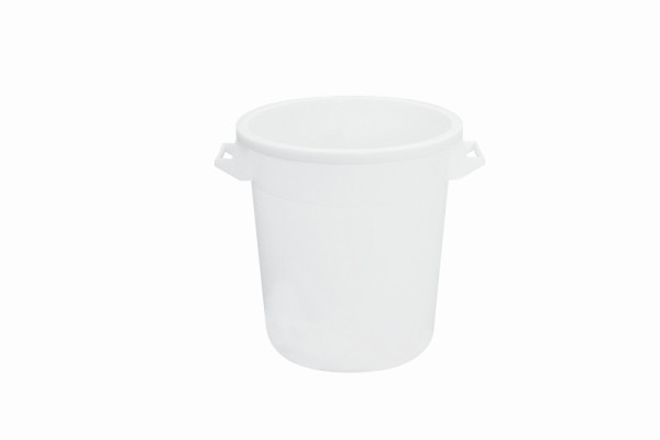 Schneider Kübel, Inhalt 50 Liter, Material: HD PE, weiß, mit 2 Griffen, 202010