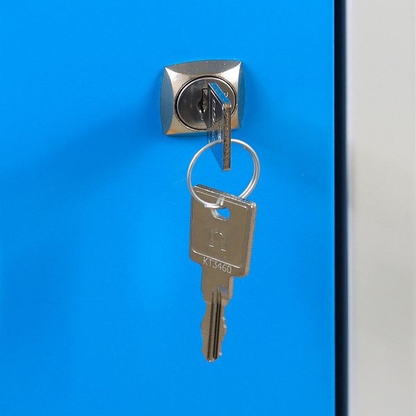 ADB Werkbank mit 2 Stahlblechschränken, Breite 1500 mm, 42506