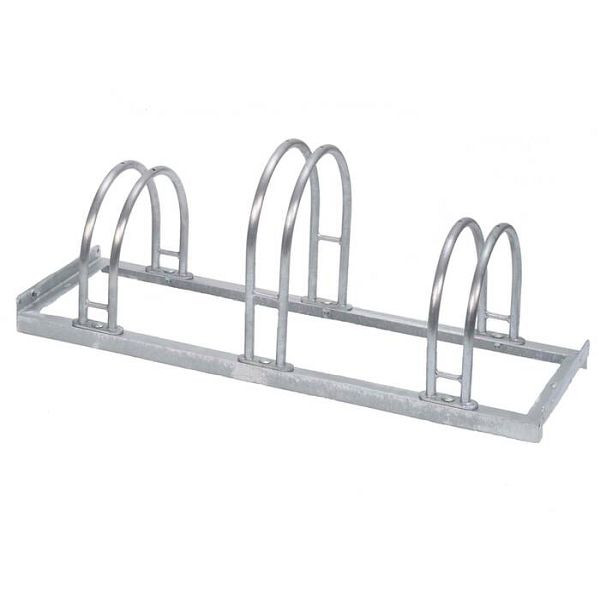 Stein HGS Fahrradständer Bogenparker Typ 5000, einseitige Radeinstellung 90°, 5er/Länge: 1750mm/ohne Farbe, 5055