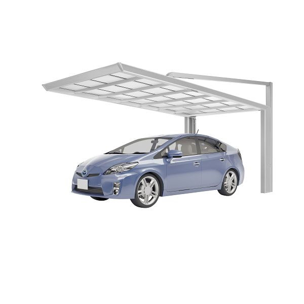 Ximax Aluminium Carport My-Port Next Typ 2659 Typ 60 Standard Edelstahl-Look, 73099