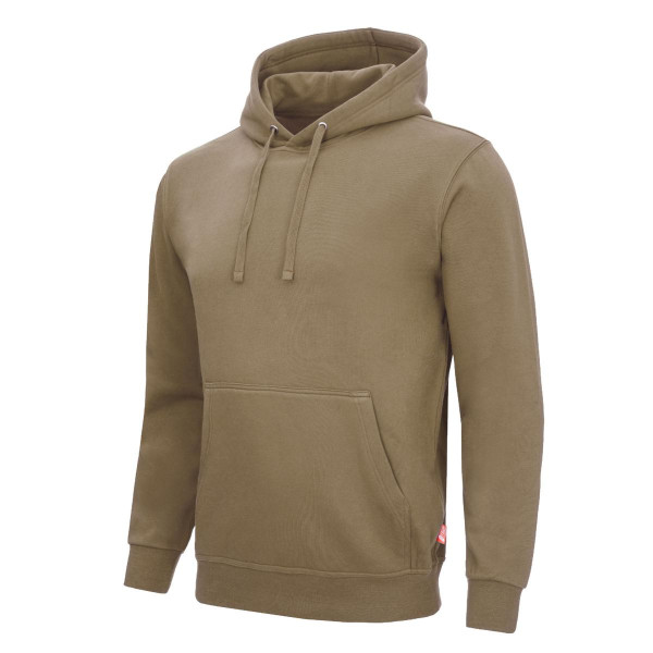 NITRAS MOTION TEX LIGHT, Kapuzenpullover, 70% Baumwolle / 30% Polyester, 300g/qm, Größe: XS, Farbe: khaki, VE: 15 Stück, 7025-5100-XS