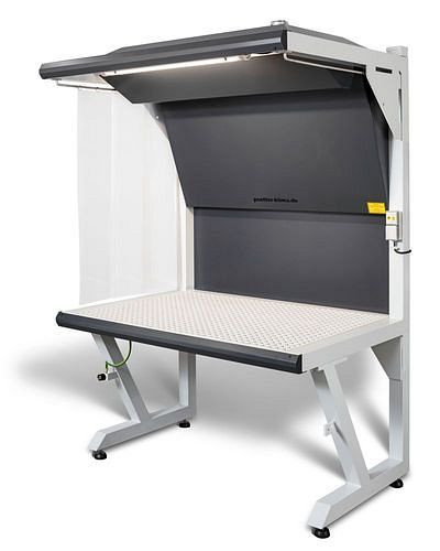 DENIOS Absaugtisch für Klebearbeiten, Arbeitsfläche 2000 x 900 mm, 268902