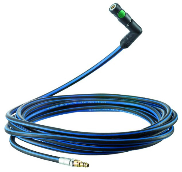 Prevost Verpresste Schlauchverlängerung AIRCA+drehbarer Sicherheitsschnellkupplung prevoS1, ØInnen/Außen=8x15mm, Länge=10m, Kupplung=CSI 06SW, RST ACSW810