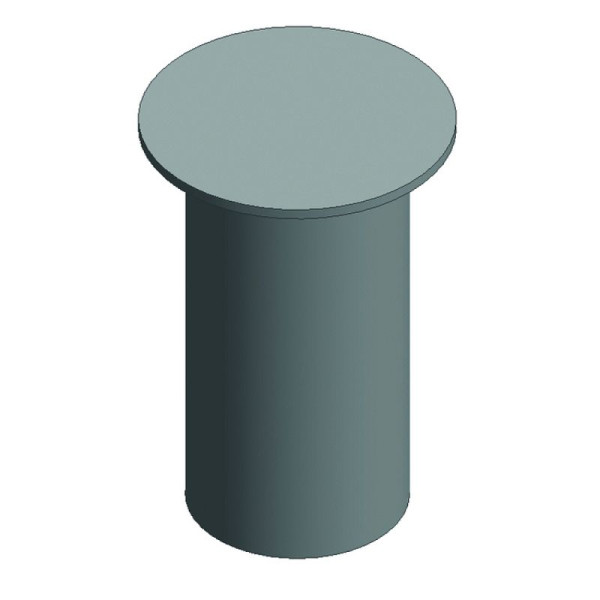 Stein HGS Abdeck-Kappe mit Dichtungsring, für Pfosten Ø 76mm, bs10076