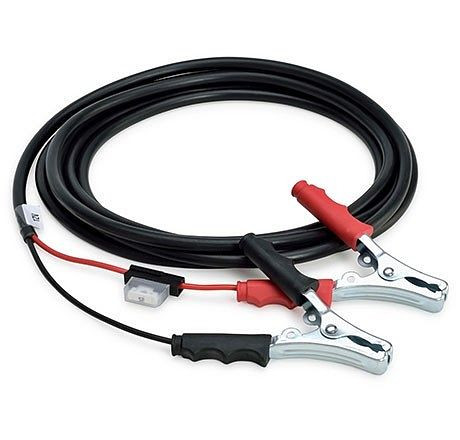 Cemo Anschlusskabel 4 m komplett mit Polklemmen und Sicherung 25 A, 91026