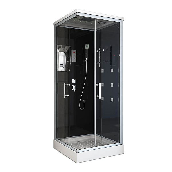 HOME DELUXE Duschkabine WAVE - S 90 x 80 cm, 1011, 4260255470522