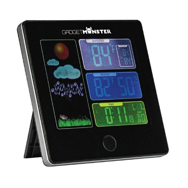 GadgetMonster Smarte Wetterstation Zeit- Kalender- Alarmfunktion -40 +50°, GDM-1002
