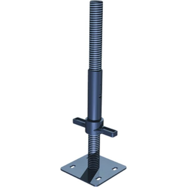 ZARGES Fußspindel, Tragfähigkeit: 600 kg, 41904, 4003866419043