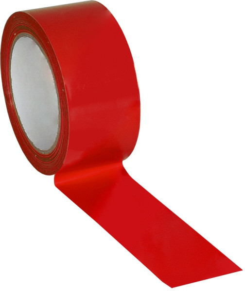 Eichner stabiles Bodenmarkierungsband zur Verklebung und Kennzeichnung, für Innenbereiche, befahrbar, gute Bodenhaftung, rot, 9225-20411-020