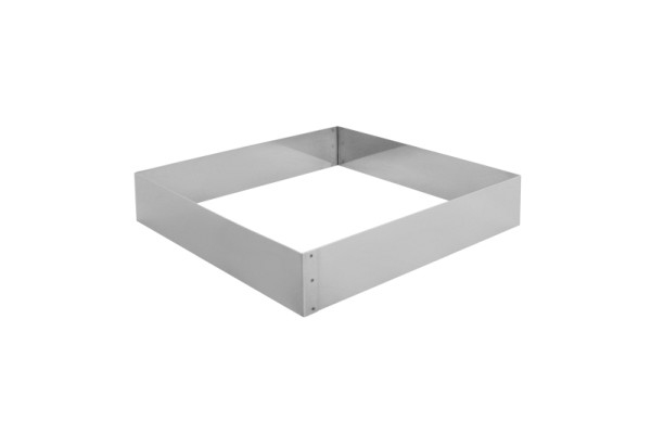 Schneider Tortenring "Quadrat", 24 x 24 x 5 cm, Edelstahl, 155375