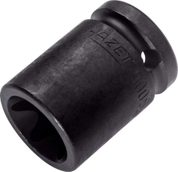 Hazet Schlag-, Maschinenschrauber Steckschlüsseleinsatz, TORX®, Vierkant hohl 12,5 mm (1/2 Zoll), Außen TORX® Profil, E24, 900S-E24