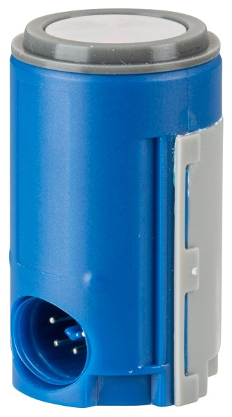 HELLA Sensor, Einparkhilfe, gerade, 4-polig, gesteckt, lackierbar, mit Befestigungsring, 6PX 358 141-291