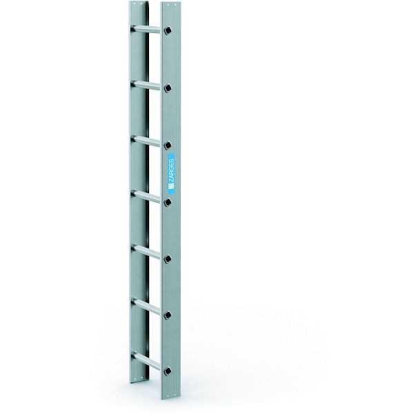 ZARGES Dachleiter 2,0 m Alu natur 7 Sprossen, 40395, 4003866403950