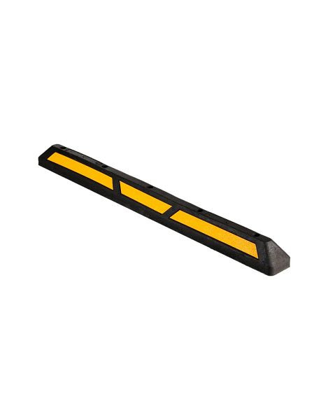 Ri-Traffic Radstopp 176 cm Gummi, Gelbe Reflexion, einseitig, 10-1076-02-EZ