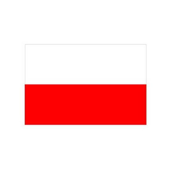 Stein HGS Landesflagge Thüringen (ohne Wappen), 200 x 335 cm (Querformat), mit Seil und Schlaufe, FlagTop 160 g/m², für Fahnenmasten ab 8 m, ohne Hohlsaum, 26669