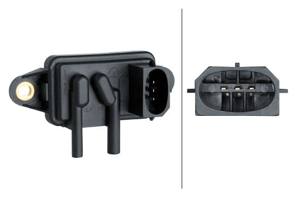 HELLA Sensor, Abgasdruck, 3-polig, geschraubt, 6PP 009 409-421