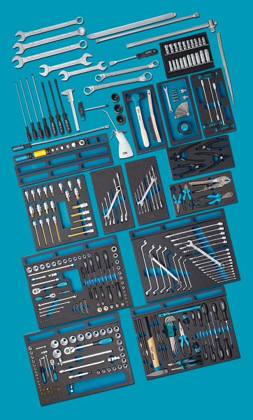 Hazet MERCEDES-BENZ Werkzeug-Sortiment, Anzahl Werkzeuge: 296, 0-2700-163/296
