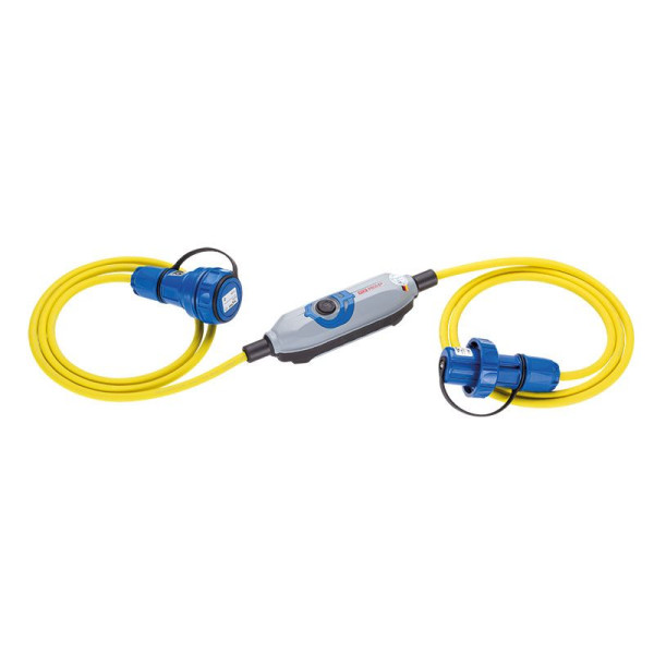 ELSPRO Personenschutzschalter + 30mA, 3m HT 3G2,5mm², Schuko, druckwasserdicht, PR03/S1,5.2K/WD/P+