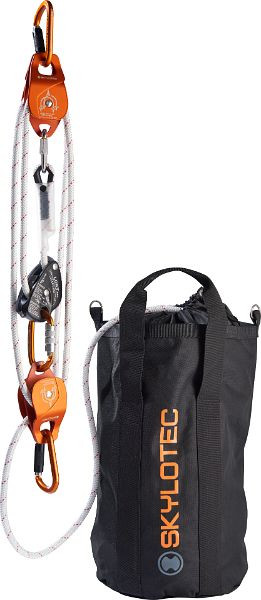 Skylotec Höhensicherungsgerät LORY PRO,DoubleRoll, passO-Tri, Pulley KIT 5:1, Super Static, DryBag, Länge: 110m, SET-301-110