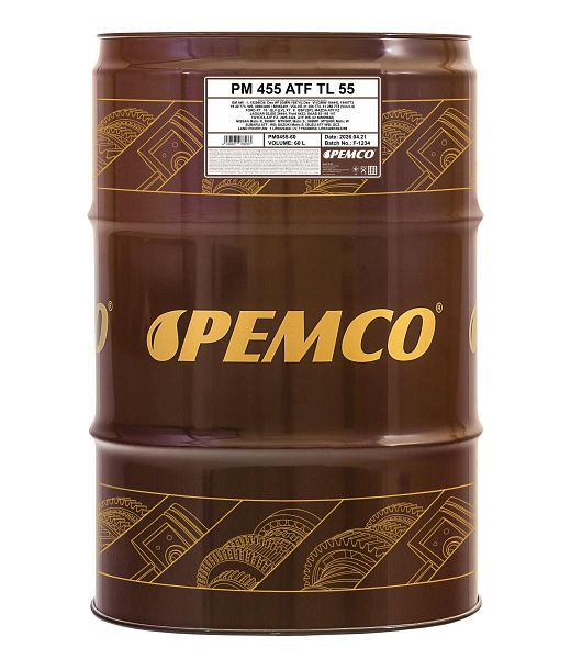 PEMCO Getriebeöl 455 ATF TL 55, VE: 60 l, PM0455-60