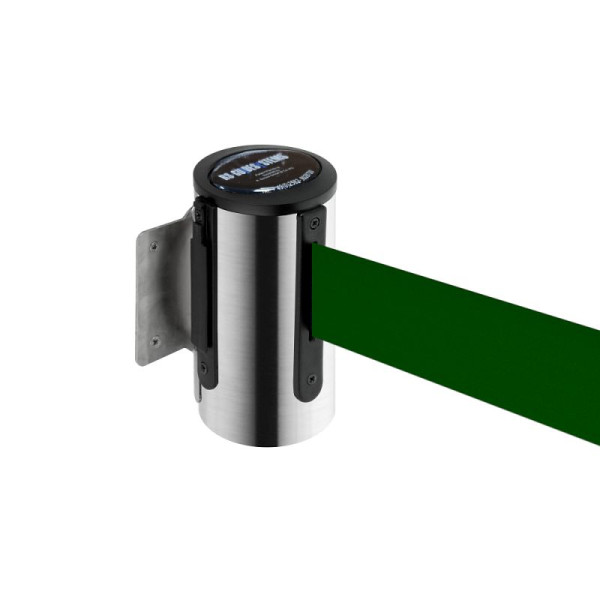 Stein HGS Wandgurtkassette -P-Line Future-, edelstahl, dunkelgrün, mit Gurtendstück (Standard), 12850s-1002