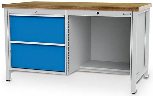 Bedrunka+Hirth Kastenwerkbank Serie 1500 R24-24, 2x300 mm, 1500 x 750 x 959 mm, 03.15.029V9