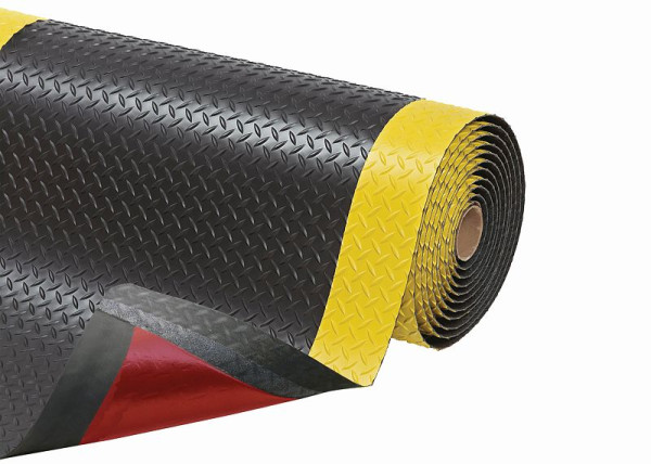 Notrax Cushion Trax Arbeitsplatzmatten Ergonomie Anti- Ermüdung 479, Schwarz/Gelb, 91cm x 150cm, 479S0035YB