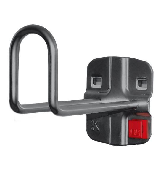 Kappes RasterPlan/ABAX Kabelhalter Hakenende 50 mm hoch anthrazitgrau, L 100 mm, 3340.00.9008