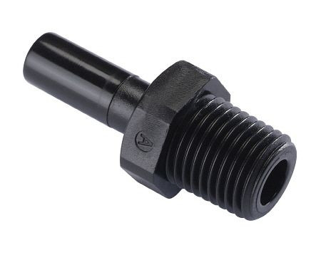 timmer B-GESk-4-1/4-KU-H2O, Gerader Einschraustecker konisch, aus Kunststoff, für Wasser, VE: 10 Stück, 03080266