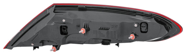 HELLA Heckleuchte, LED, äusserer Teil, für u.a. Mercedes-Benz C-Class Coupe (C205), SAE, für Rechtsverkehr, links, 2SD 011 786-311