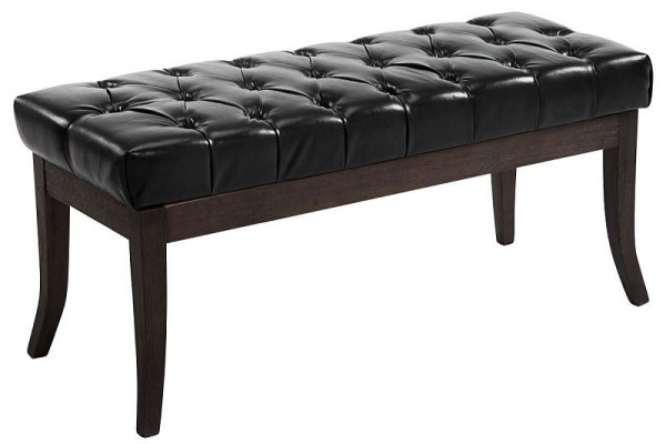 CLP Sitzbank Ramses Kunstleder antik-dunkel 100, schwarz, 152003601