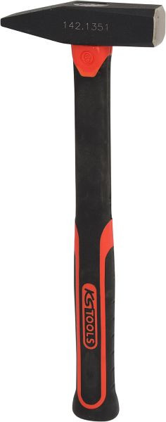 KS Tools Schlosserhammer mit Fiberglasstiel, 500g, 142.1351