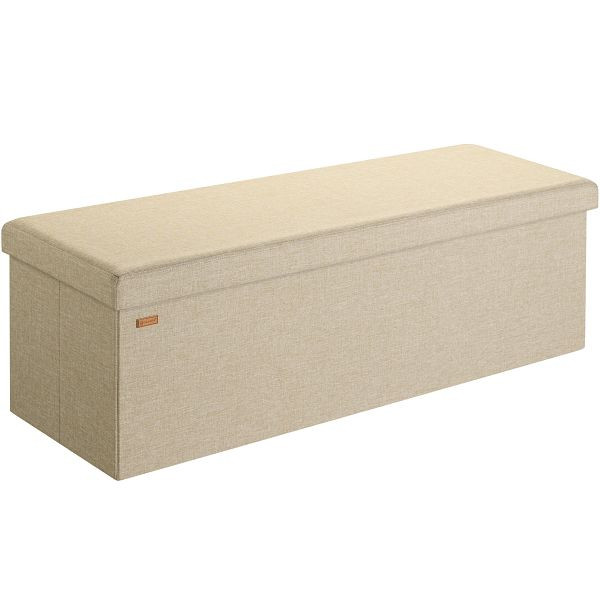 casaria Sitzbank Beige 115x38x38cm MDF faltbar, 109841, 4251779134311