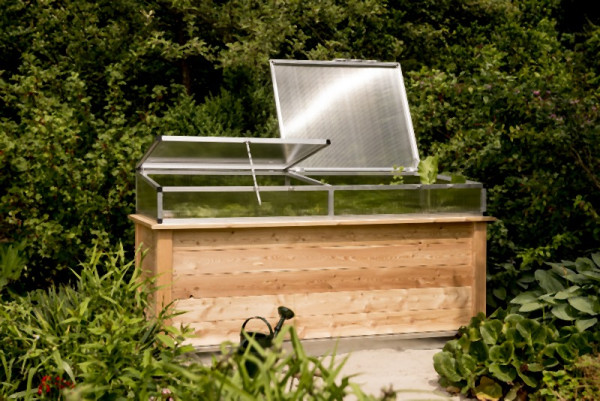 KGT Frühbeetaufsatz, pressblank, 0.91 x 2.05 x 0.32 m, 16000004