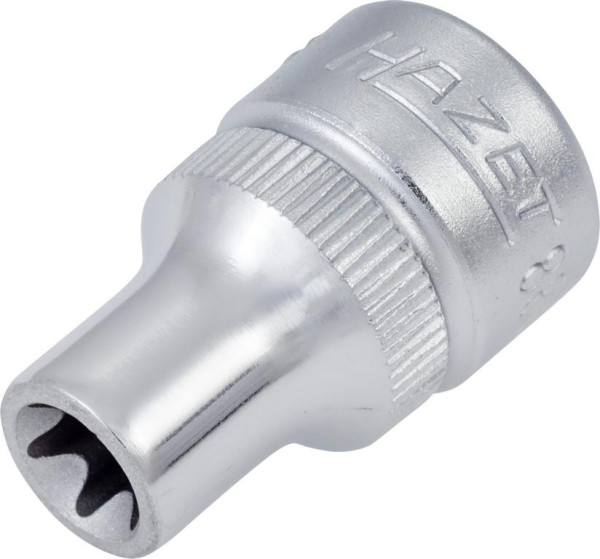 Hazet Steckschlüsseleinsatz TORX®, Vierkant hohl 10 mm (3/8 Zoll), Außen TORX® Profil, E8, Mit Rändelung, 880-E8