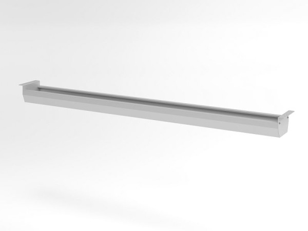Hammerbacher Kabelwanne KC18, für 180er Tisch, Farbe: Silber, Breite: 146,2 cm Höhe: 9,3 cm, VKC18/S
