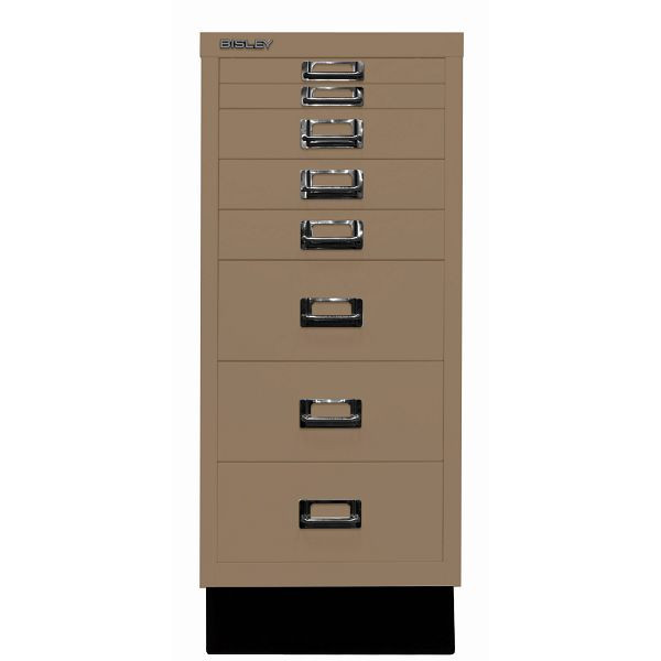 Bisley MultiDrawer™, Inkl. Sockel, DIN A4, 8 Schubladen, 668 coffee, L298S668