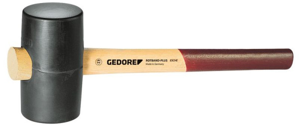 GEDORE Gummihammer mit Eschenstiel Kopf-Ø 75 mm, 8827040